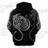 Viking Odin SED-1128 Hoodie & Zip Hoodie Raglan