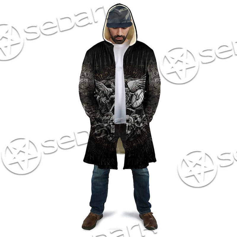 Nordic Rune Viking Odin Mjolnir SED-1129 Cloak