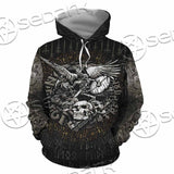 Nordic Rune Viking Odin Mjolnir SED-1129 Hoodie & Zip Hoodie