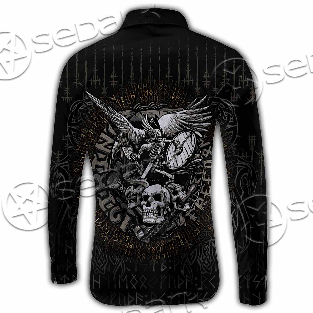 Nordic Rune Viking Odin Mjolnir SED-1129 Shirt Allover