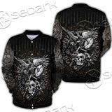Nordic Rune Viking Odin Mjolnir SED-1129 Button Jacket