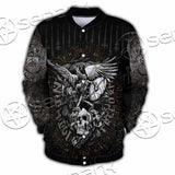 Nordic Rune Viking Odin Mjolnir SED-1129 Button Jacket