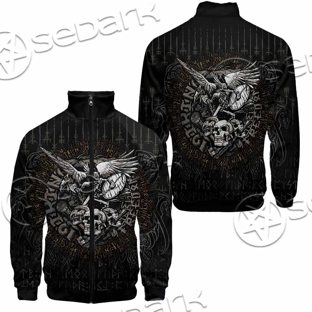 Nordic Rune Viking Odin Mjolnir SED-1129 Jacket