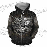Nordic Rune Viking Odin Mjolnir SED-1129 Hoodie & Zip Hoodie