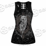 Odin Viking Warrior On A Runic SED-1130 Women Tank Top