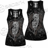 Odin Viking Warrior On A Runic SED-1130 Women Tank Top