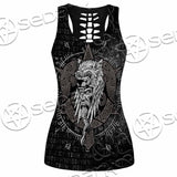 Odin Viking Warrior On A Runic SED-1130 Women Tank Top
