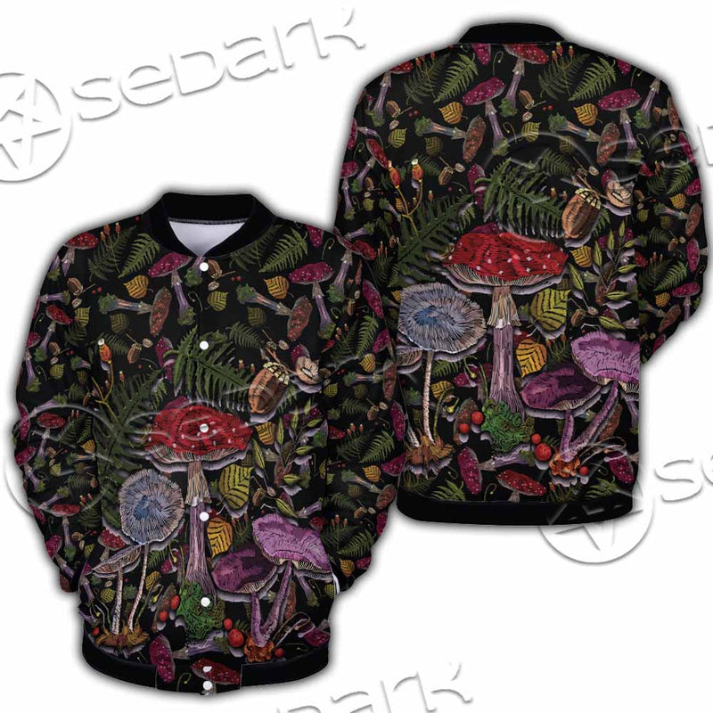 Gothic Woodland Mushroom SED-1131 Button Jacket
