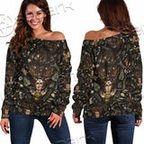 Gothic Magic Witchcraft SED-1149 Off Shoulder Sweaters