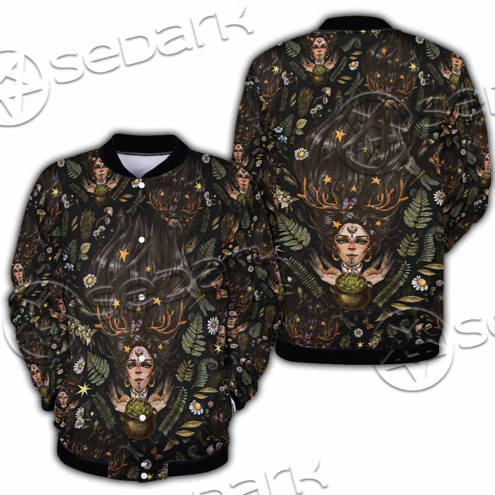 Gothic Magic Witchcraft SED-1149 Button Jacket