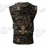 Gothic Magic Witchcraft SED-1149 Zip Sleeveless Hoodie