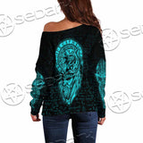 Runes Viking SED-1151 Off Shoulder Sweaters