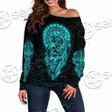 Runes Viking SED-1151 Off Shoulder Sweaters