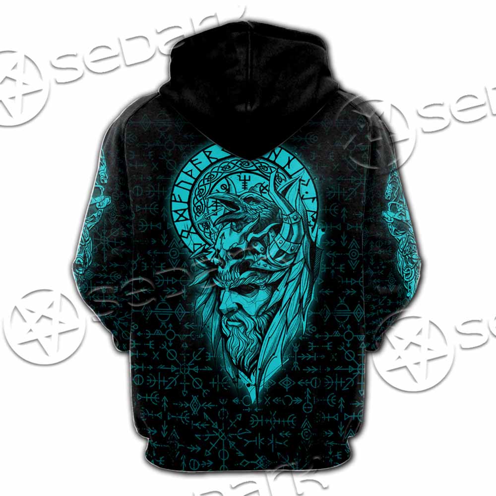 Runes Viking SED-1151 Hoodie & Zip Hoodie Raglan