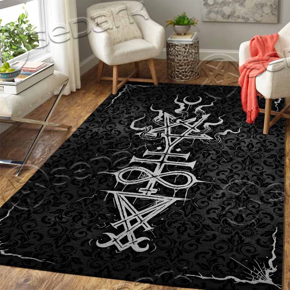 Satanic Symbols SED-1160 Area Rug
