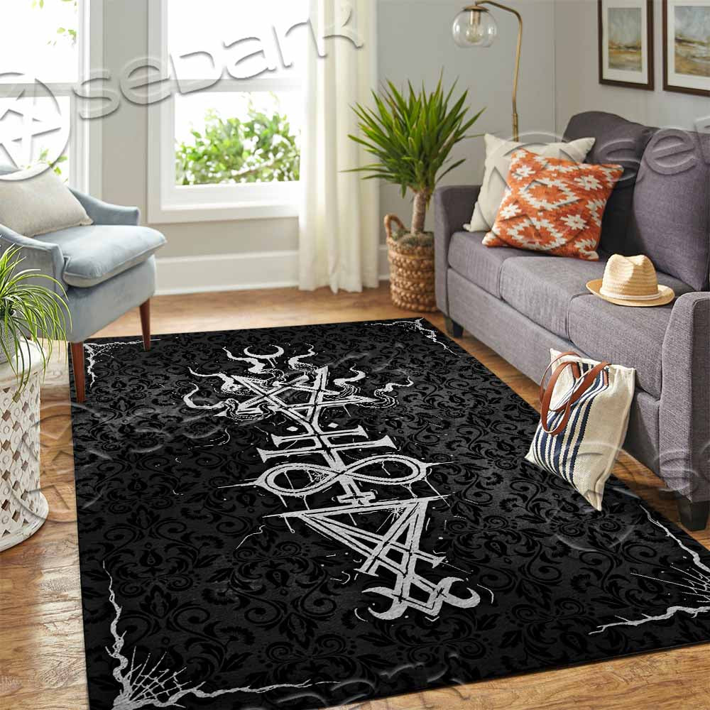 Satanic Symbols SED-1160 Area Rug