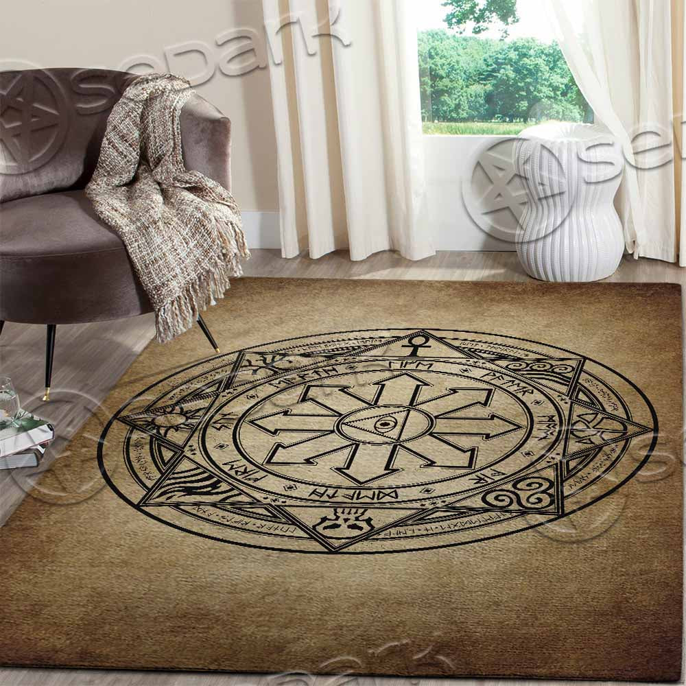 Gothic The Key of Solomon SED-1161 Area Rug