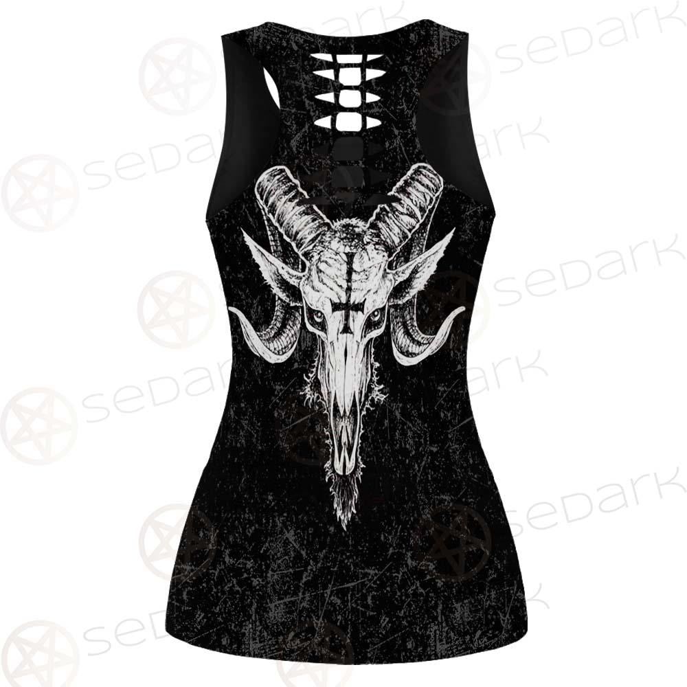Satanic Goat Head SED-238A Women Tank Top