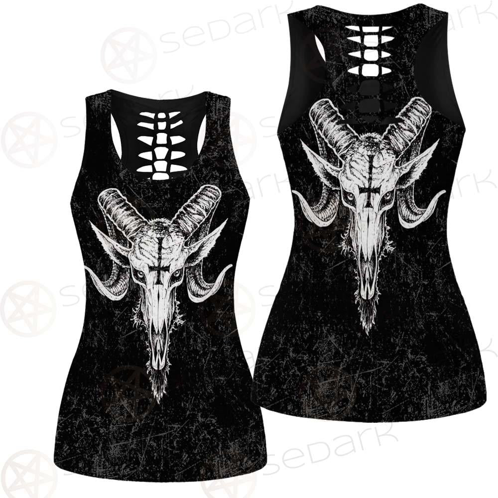 Satanic Goat Head SED-238A Women Tank Top