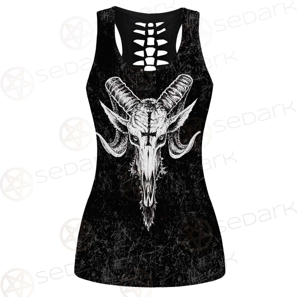 Satanic Goat Head SED-238A Women Tank Top