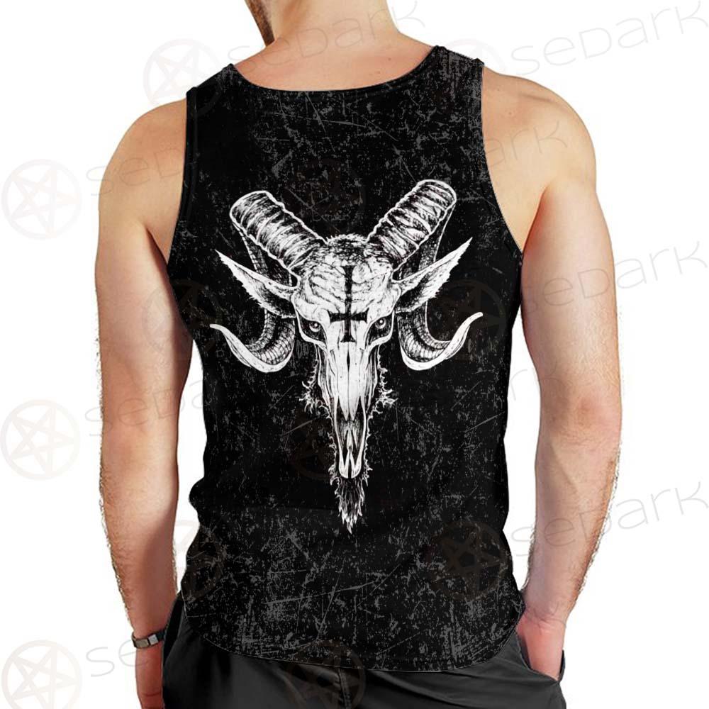 Satanic Goat Head SED-238A Men Tank-tops