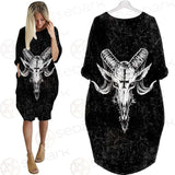 Satanic Goat Head SED-238A Batwing Pocket Dress