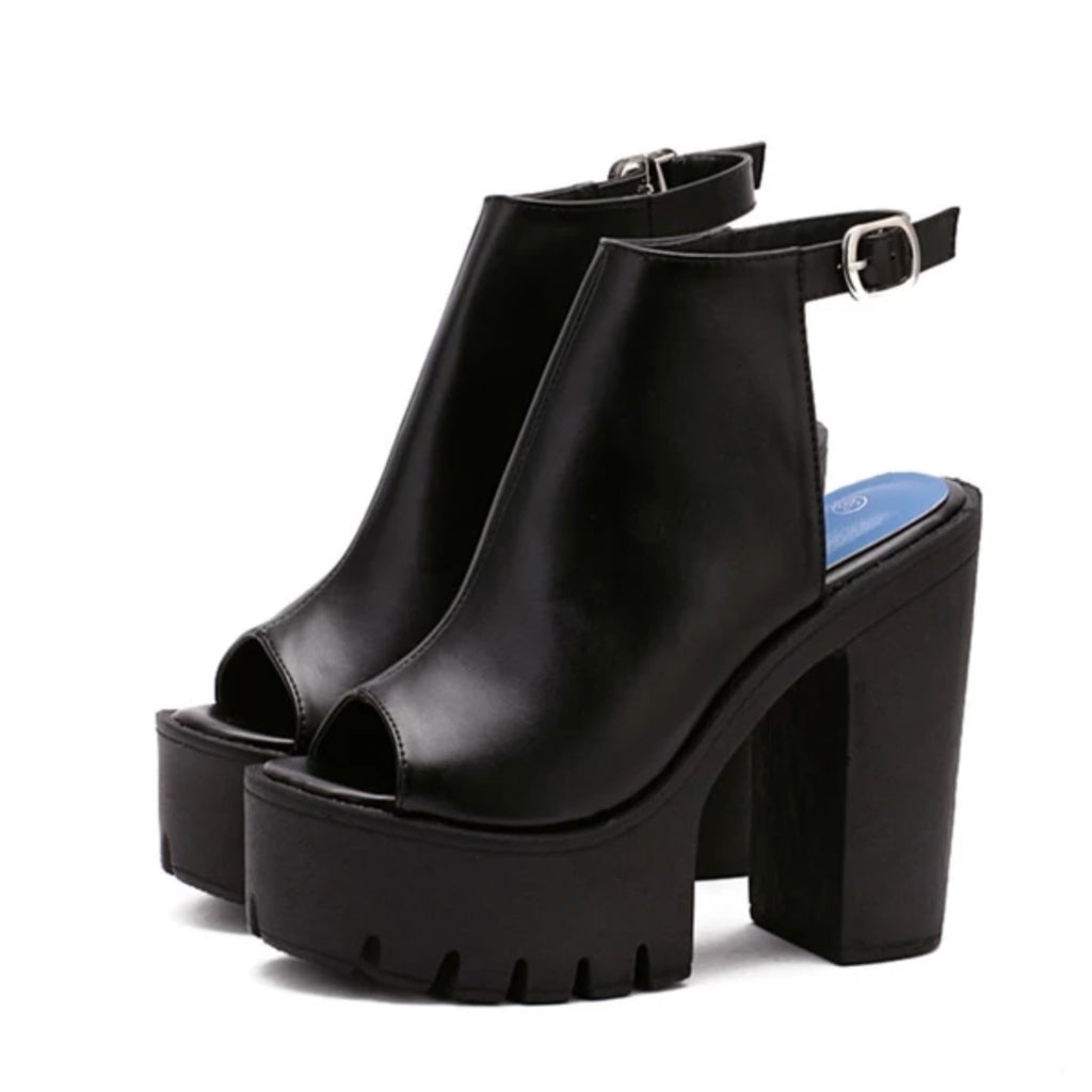 Slingbacks High Heels Platform Sandals