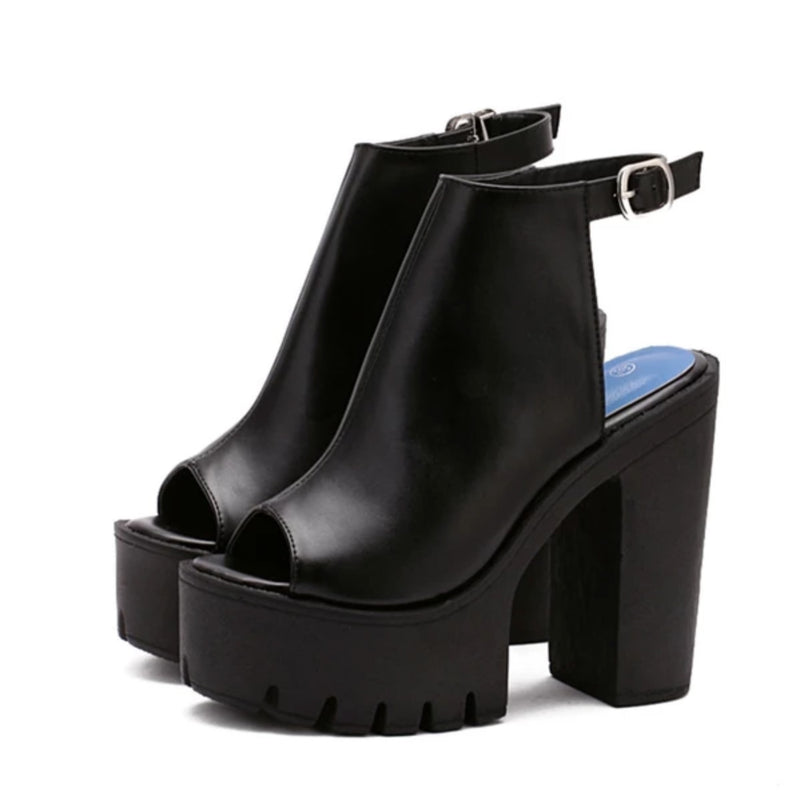 Slingbacks High Heels Platform Sandals