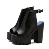 Slingbacks High Heels Platform Sandals