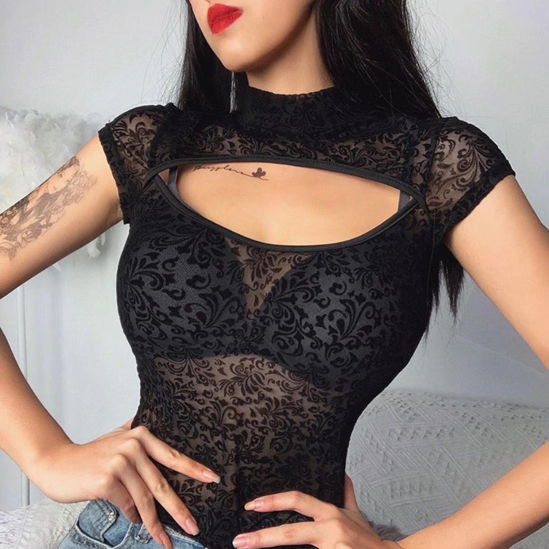Floral Lace Tops