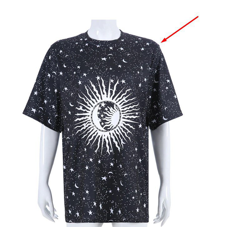 Short Sleeve Print Dress