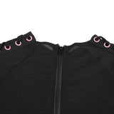Separated Sleeve of Mesh Tops