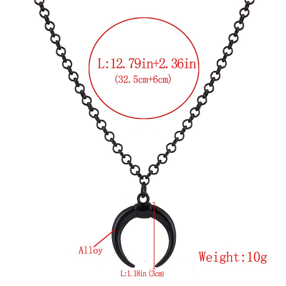 Necklaces Black Moon