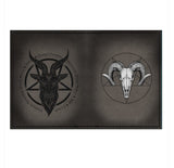 BAPHOMET LEATHER NOTEBOOK - PASSPORT HOLDER - WALLET