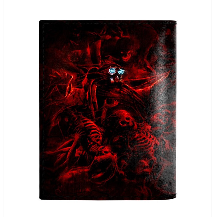 SATAN 2 LEATHER NOTEBOOK - PASSPORT HOLDER - WALLET