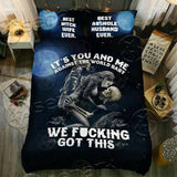Skull Gothic Quilt  Bed set
