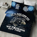 Skull Gothic Quilt  Bed set