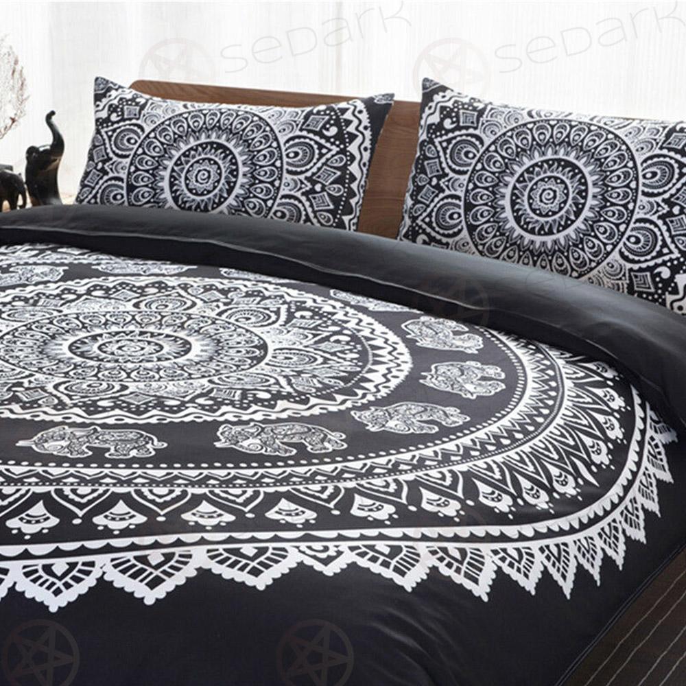 Gothic Elephant Quilt Doona Bed set