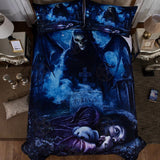 Ghost Death Skull Doona Quilt Bed set