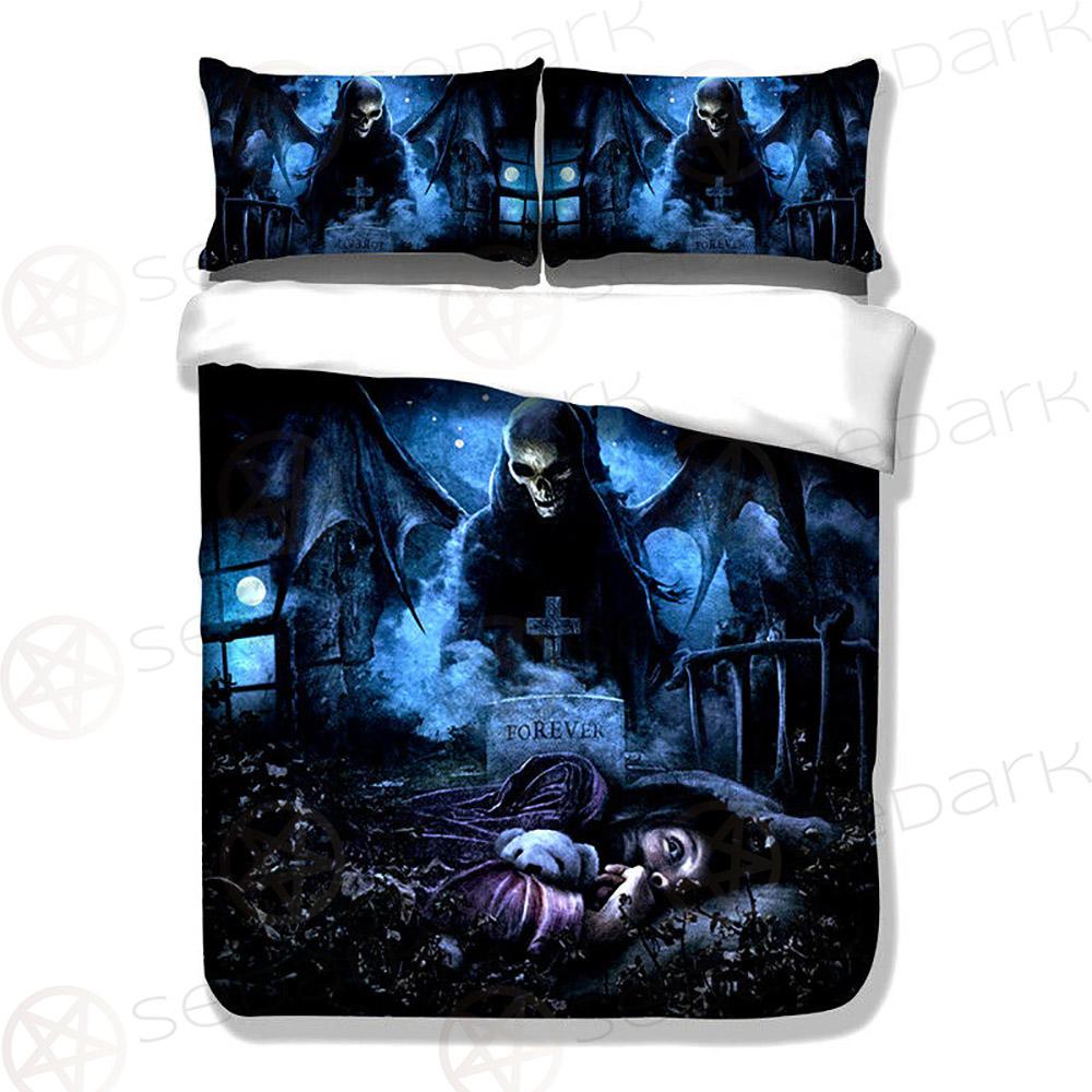 Ghost Death Skull Doona Quilt Bed set