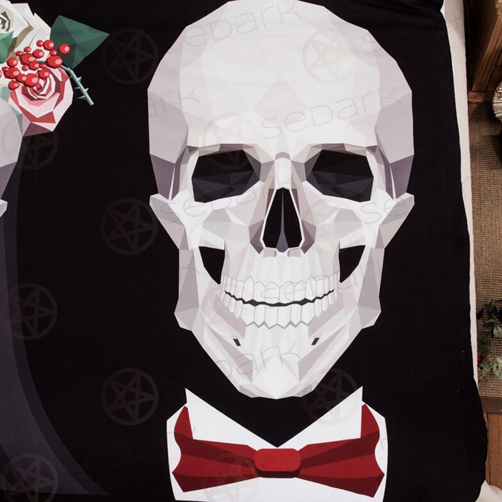 Gothic Wedding Pattern Bed set
