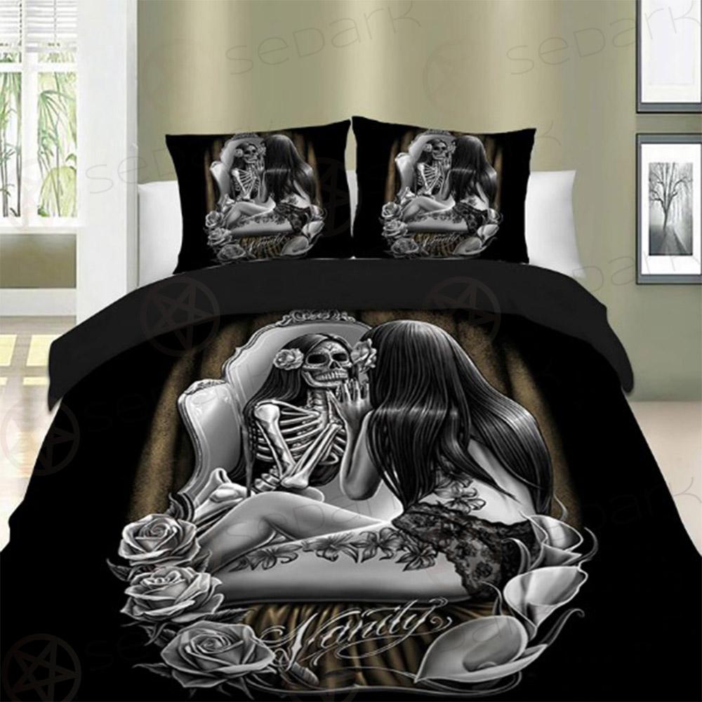 Skull Girl Bed set