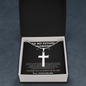 To My Future Husband - Faith - Love Stainless Cross Necklace with Ball Chain