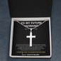 To My Future Husband - Faith - Love Stainless Cross Necklace with Ball Chain