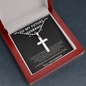 To My Future Husband - Faith - Love Stainless Cross Necklace with Ball Chain