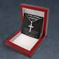 To My Future Husband - Faith - Love Stainless Cross Necklace with Ball Chain
