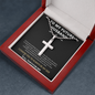 To My Future Husband - Faith - Love Stainless Cross Necklace with Ball Chain
