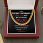 To My Future Husband - I Love You With All My Boobs Cuban Link Chain Necklace