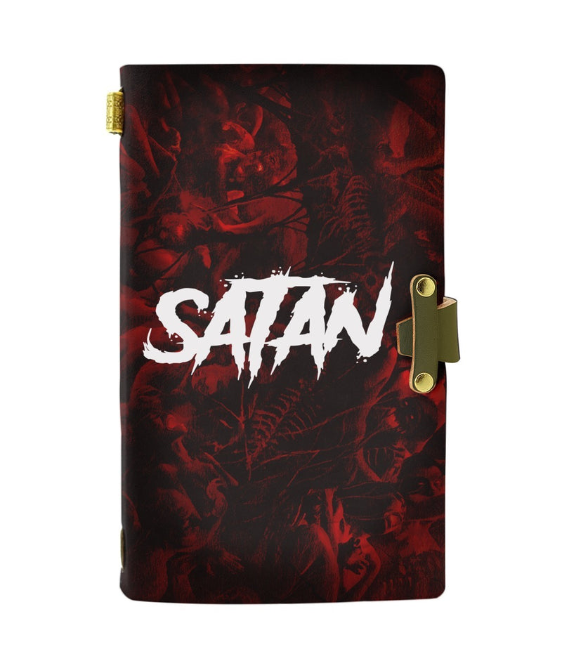 SATAN 2 LEATHER NOTEBOOK - PASSPORT HOLDER - WALLET