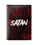 SATAN 2 LEATHER NOTEBOOK - PASSPORT HOLDER - WALLET